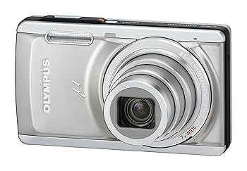 【中古】OLYMPUS デジタルカメラ μ-7040 チタニウムシルバー μ-7040 SLV