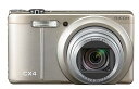 【中古】RICOH デジタルカメラ CX4 シャンパンシルバー CX4CH 1000万画素裏面照射CMOS 光学10.7倍ズーム 広角28mm 3.0型液晶 高...