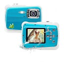 【中古】【未使用】デジタルカメラ トイカメラ Funcam 3m防水機能付き 21MP画素 2インチスクリーン マイク内蔵スピーカー カメラ 多種言語適用 防塵...