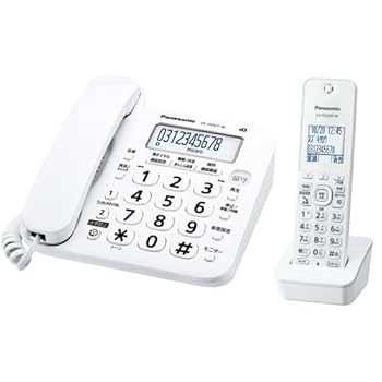 【中古】【未使用】エスコ (Esco) コードレス電話機 子機1台付/ホワイト EA864BD-280A