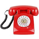 【中古】【未使用】DanSoony - レトロ ロータリー 電話 - 1960年代スタイル ヴィンテージ ロータリー 電話 - ホーム オフィス デスク用 - ...