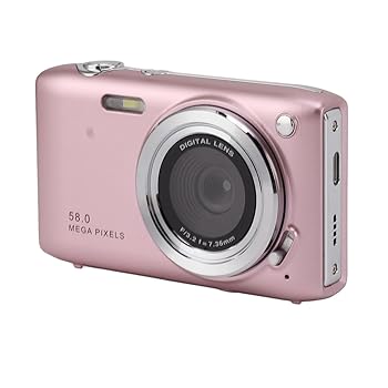 樂天商城 - 【中古】58MPパクトカメラ2.88インチIPSスクリーン (ピンク)