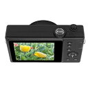 【中古】【未使用】4K デジタルカメラ、手ぶれ防止 4x ズーム 長いバッテリー寿命 自撮りデュアルスクリーン 4K Vlogging カメラ 56MP 大人用 初心者用 旅行用 (黒)(2)