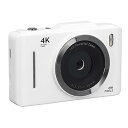 【中古】【未使用】デジタルカメラ、4K Vlogging カメラ 2.8 インチ IPS HD スクリーン、48MP 16X デジタルズームデジタルカメラ、ポー...