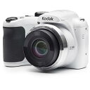 【中古】Kodak PIXPRO Astro Zoom AZ252-WH 16MP デジタルカメラ 25倍光学ズームと3インチLCD(ホワイト)