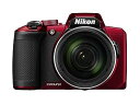 【中古】Nikon デジタルカメラ COOLPIX B600 RD 光学60倍 軽量 クールピクス レッド B600RD