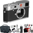 【中古】Leica M (Typ 240) デジタルレンジファインダーカメラ (シルバー) 予備アクセサリーバンドル