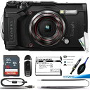 【中古】【未使用】Olympus Tough TG-6 防水カメラ ブラック -16GB ベーシックバンドル