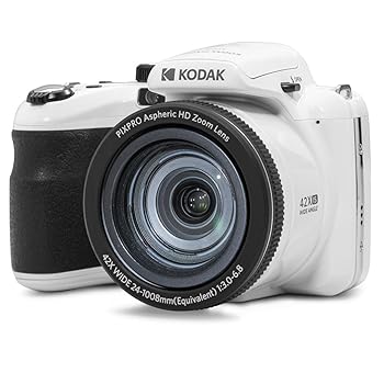 šKODAK PIXPRO AZ425-WH 20MP ǥ륫 42ܸإ 24mm ѥ 1080P եHD ӥǥ ؼ֥ ।Хåƥ꡼ 3
