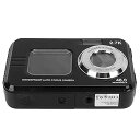 【中古】【未使用】水中カメラ、オートフォーカス 米国プラグ 110?240V カメラ 16X デジタルズーム デュアルスクリーン (黒)