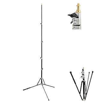 【中古】Selens ライトスタンド 三脚スタンド 240cm 4段式 片脚調節や取り外し可能 平らない場所に適応 写真撮影スタジオ用 ストロボ/アンブレラ/ソフト