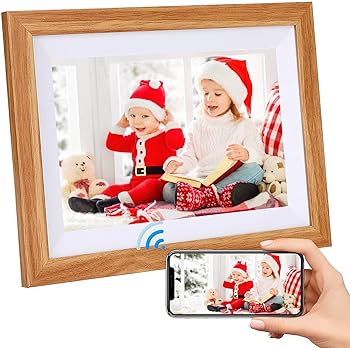 【中古】【未使用】デジタルフォトフレーム WiFi フォトフレーム 10.1インチ【2020 APP連続 1280*800 タッチスクリーン IPS視野角 16...