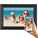 【中古】【未使用】デジタルフォトフレーム WiFi転送 10.1インチデジタルフォトフレーム16 GB内蔵メモリー タッチスクリーン IPS広視野角 APP 写...