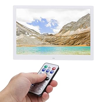 【中古】【未使用】15インチデジタルフォトフレーム 16:9 1280X800 HD LEDディスプレイ電子時計カレンダー付き電子デジタルフォトフレーム MP3 MPEG4 WMAをサポー