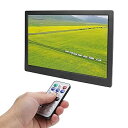 【中古】【未使用】デジタルフォトフレーム、 13インチHDフォトピクチャーアルバム、 1280x800 LEDディスプレイ画面、 リモコン付きスマートフォトフレーム、 250ル