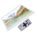 【中古】15インチHD1280x800デジタルフォトフレーム、HD1280x800電子アルバム音楽再生用の画像ブラウジング用の デュアルモードコントロール(#3)(2)