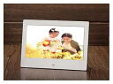 【中古】【未使用】スマートデジタルフォトフレーム 7 インチメタル LED デジタルフォトフレームビデオ音楽カレンダー時計プレーヤー 1024x600 解像度リモコン付き