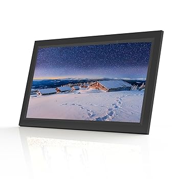 【中古】10インチフォトフレーム大画面タッチスマートクラウドフォトフレーム IPSデジタルフォトフレームは、アプリケーションを通じてどこからでも瞬間