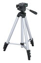 【中古】【未使用】ハクバ HAKUBA 4段三脚 ビデオカメラ対応 W-312 シルバー 三脚ケース、クイックシュー付属