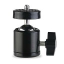 【中古】【未使用】カメラ用自由雲台 ボールヘッド360度回転 1/4インチネジ カメラ固定 角度調整自在 小ネジ 三脚用 アルミ合金ボディ 耐荷重2.5kg 多目的 撮影 配