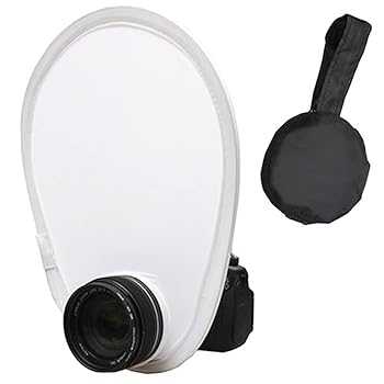 【中古】Roke ストロボ ディフューザー カメラ リフレクター レフ板 クリップオン ストロボ フラッシュ..