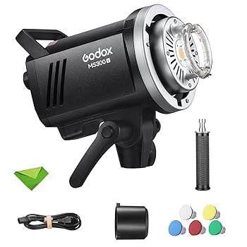 š̤ۡѡGodox MS300-V MS300V 300W  եå 5800200K 0.1~1.8S ꥵ...