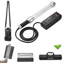 【中古】【未使用】GODOX AD200 Pro AD200Pro、Godox AD-S200スティックフラッシュヘッド+バーンドア+CB57キャリーバッグ付き...