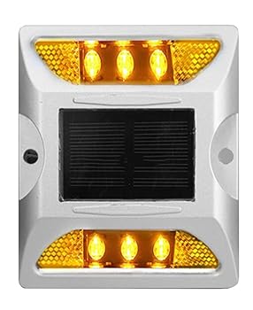 樂天商城 - 【中古】4.1*4.8*1 インチ道路スタッドライトソーラーライト防水屋外照明道路私道アクセス