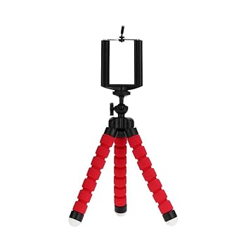 Rakuten - 【中古】【未使用】Zhexun 電話三脚ミニ柔軟なスポンジタコ三脚電話三脚スタンド調整可能とI電話Androidとスポーツカメラとの互換性ポータブル