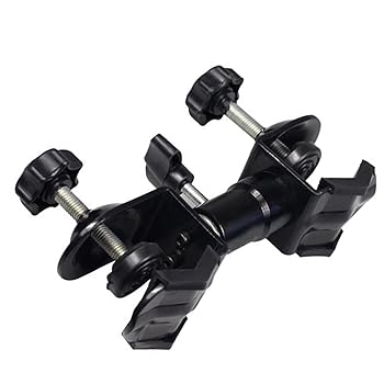 【中古】【未使用】MERIGLARE カメラブラケット調節可能なクランプレインシャドウ用の金属製三脚傘ホルダー