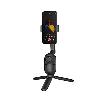 OBSBOT ME スマホ 三脚 自動追跡 遠隔撮影 自動追尾マウント 動画撮影 ホルダー スタンド スマート 雲台 ジェスチャー操作対応 持ち運びに便利