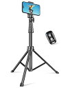 【中古】Sensyne スマホ三脚157cm 自撮り棒 カメラリモコン付き Android&iOS対応 5段階伸縮 三脚スタンド コンパクト 三脚/自撮り兼用 ...