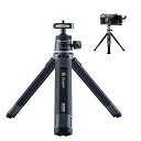 【中古】【未使用】Fotopro フォン三脚 金属製 軽量250g ポータブル?上ミニ三脚 360度ボールヘッド付き フォン&DSLRカメラ用 最大荷重5KG SY-390