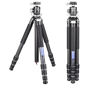 Other - 【中古】カーボン三脚 ARTCISE 10層カーボンファイバー材質 軽量トラベル三脚 全高1650mm 2024年 デザイン 29mmパイプ径 四段ナットロック式 撮影三脚 三