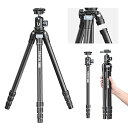 【中古】Ulanzi MT-60 三脚 カーボン三脚 カメラ三脚 一脚伸縮可変式 3Way雲台 4段階伸縮 トラベル三脚 中心軸付き ローアングル撮影 スマホ三脚 アルカ