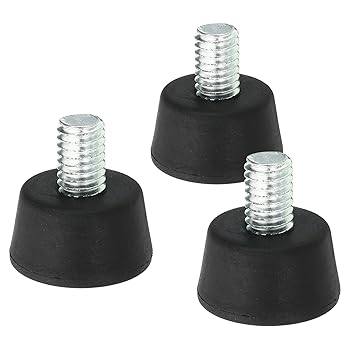 【中古】PATIKIL ユニバーサル 9.5 mm x 33 mm ゴム 三脚の脚 3個 滑り止め 三脚交換部品 カメラ三脚一脚用 ブラック