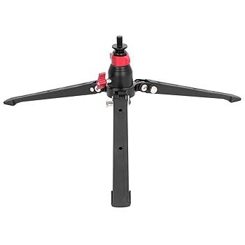 【中古】ミニ三??脚、デジタル一眼レフカメラ用アルミニウム卓上三脚スタンド、耐荷重10kg、3/8インチネジ穴付き、スタビライザー、一脚用