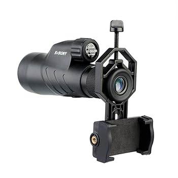 【中古】【未使用】SVBONY SV45 単眼鏡 単眼望遠鏡10-30x50 ズーム式 望遠鏡 高倍率 BAK4プリズム IPX7防水 持ち運びやすい スマホアダプター付き バードウォッチン