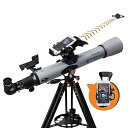 【中古】Celestron 22450 StarSense Explorer LT 70AZ 屈折望遠鏡 チューブ長さ32インチ 焦点比f/10 シルバー/ブラ...
