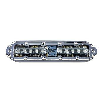 【中古】SHADOW-CASTER GREAT WHITE 10 LED UNDERWATER LIGHT W/6.1m