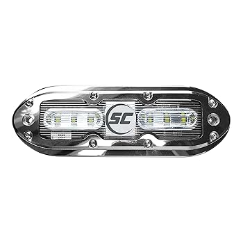 【中古】SHADOW-CASTER GREAT WHITE 6 LED UNDERWATER LIGHT W/6.1m