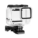 【中古】FitStill 防水ケースGo Pro HERO 7 Silver/White対応 45m水深ダイビング 防水防塵保護ハウジング水中撮影用