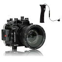 【中古】Sea Frogs 40m/ 130ft 水中防水カメラハウジングケースSony A7 III A7RIII用 w/電子シャッターハンドル