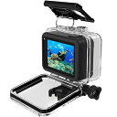 【中古】【未使用】【PCATEC】GoPro HERO8 防水ハウジングケース ダイブハウジング 防水 防塵 保護ケース 水深60m 水中撮影用(GoProHE...