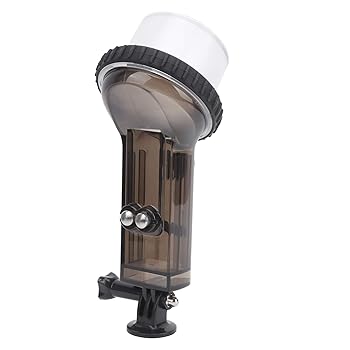 【中古】カメラダイビング防水ハウジング アクションカメラ透明60M水中ダイビング保護ケースシェル ベースとネジ付き