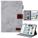 【中古】【未使用】iPad Mini6 カバー, MVRYCE PUレザービジネスフォリオ保護カバー 自動ウェイクアップ/スリープ磁気スタンド保護ケース 202...