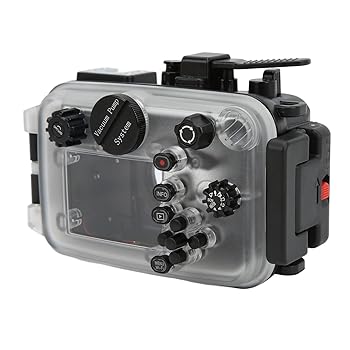 【中古】60メートルダイビングカメラ保護ケース 水中ケース オリンパス用 TG6デジタルカメラ用 1/4インチM52 M67インターフェース カメラダイビングプロ