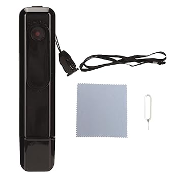 樂天商城 - 【中古】KOSDFOGE ボディカメラ 多機能 HD 1080P 30fps ループ録画 ワンキー操作 USB ポータブル ミニ PC カメラ ウェアラブルボディカメラ