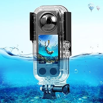 【中古】PULUZ Insta360 X3用防水ハウジング Insta360 X3用防水ケース Insta360 X3用ダイビングケース Insta360 X3用水中カバー 防塵 耐圧 防曇取付け簡