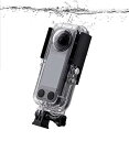 【中古】MAXOLA Insta360 X3用 パノラマカメラ用防水ケース 潜水ケース 水中撮影 防水深さ45M
